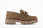 Mocassins plateforme en daim - Lince