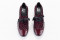 Chaussures compensées à lacets en cuir verni et daim - Lince