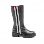 Bottes plates en cuir grainé - Jose Saenz