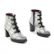 Bottines à talon en cuir patiné - Jose Saenz