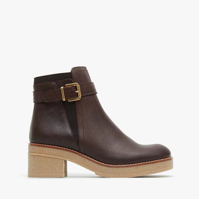 Bottines à talon à boucle dorée - Marila