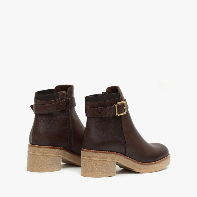 Bottines à talon à boucle dorée - Marila