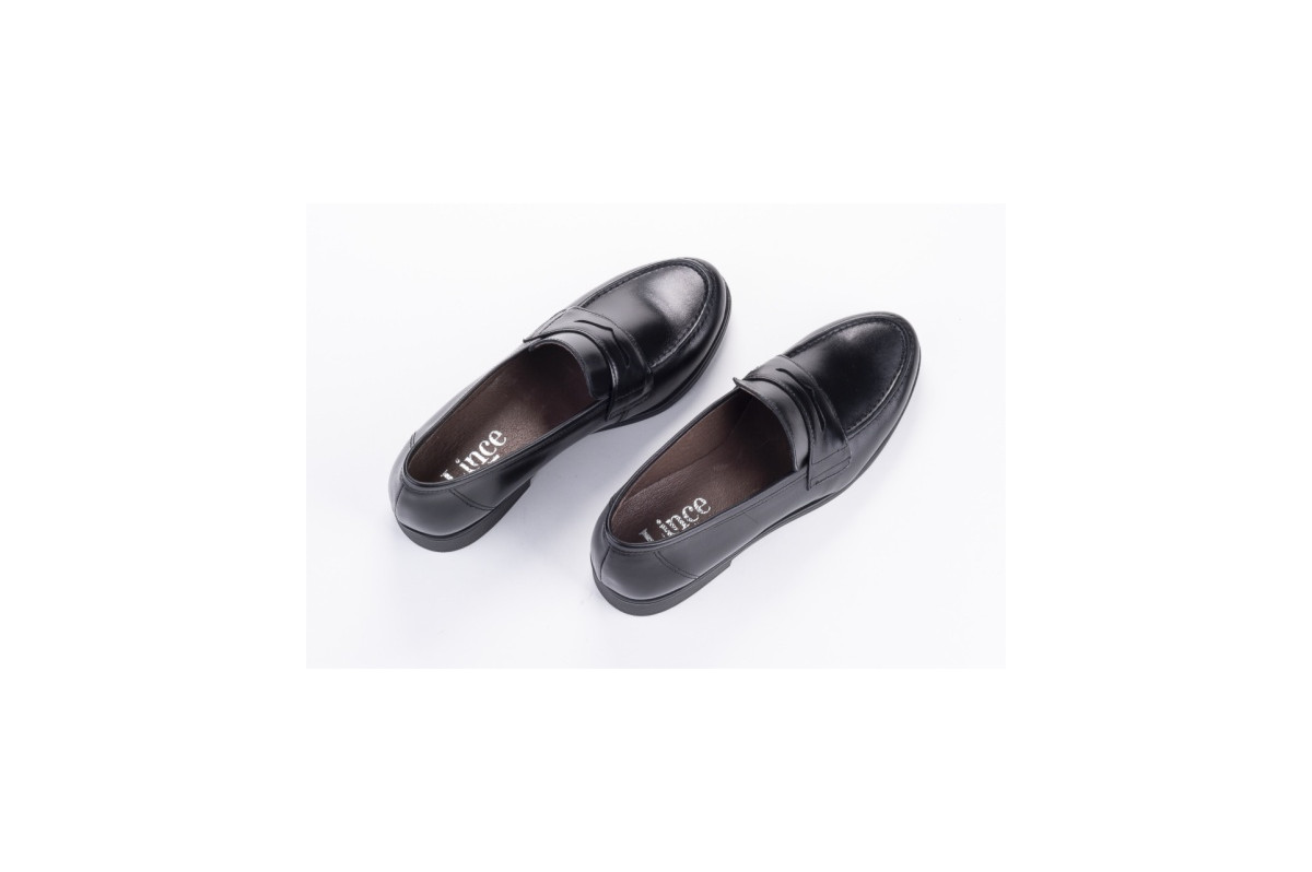 Mocassins en cuir - Noir - Lince