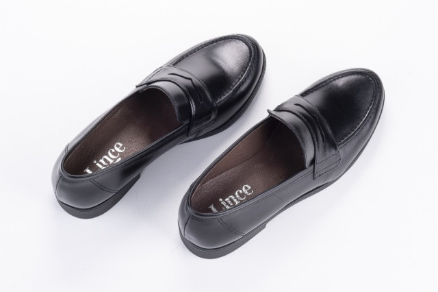 Mocassins en cuir - Noir - Lince