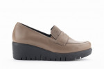 Mocassins compensés en cuir - Lince