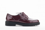 Derbies femme vernis - Bordeaux - Lince