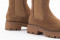 Bottines chelsea à talon en daim - Camel - Lince