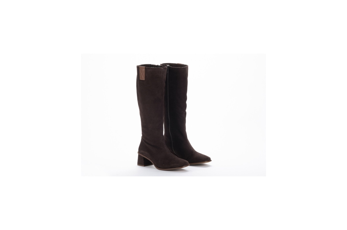 Bottes en daim - Marron - Lince