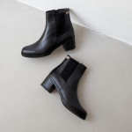 Bottines chelsea en cuir mat - Castell Menorca