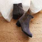 Bottines chelsea en daim - Castell Menorca