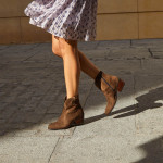 Bottines en daim type santiags - Castell Menorca