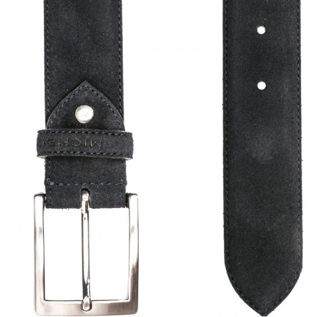 Ceinture en daim - Bleu - michel