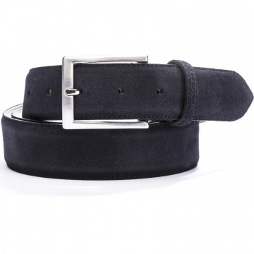 Ceinture en daim - Bleu - michel