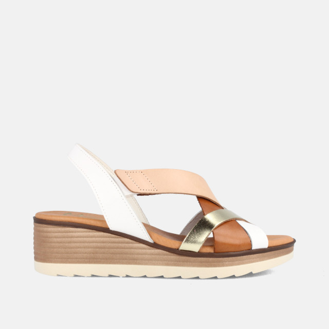 Sandales compensées à velcro - Marila
