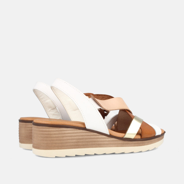 Sandales compensées à velcro - Marila