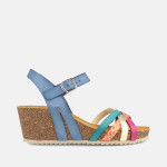 Sandales compensées multicolores - Marila
