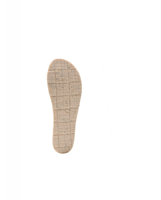 Sandales plates en cuir - Beige - art