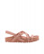 Sandales plates à lanières croisées - Rose - art