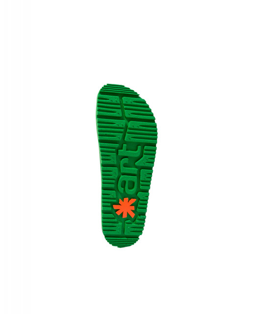 Sandales plates à lanières croisées - Vert - art