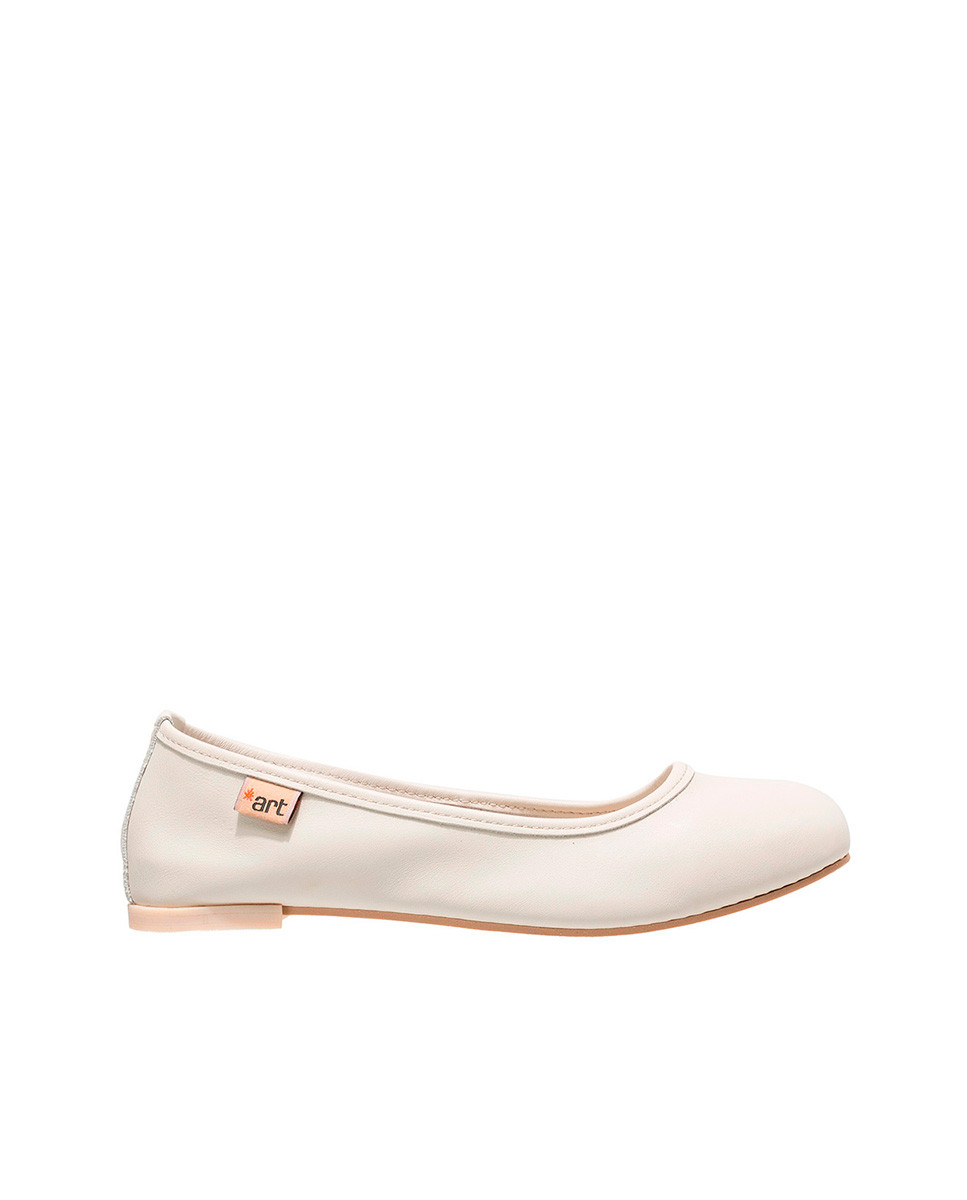 Ballerines en cuir - Beige - art