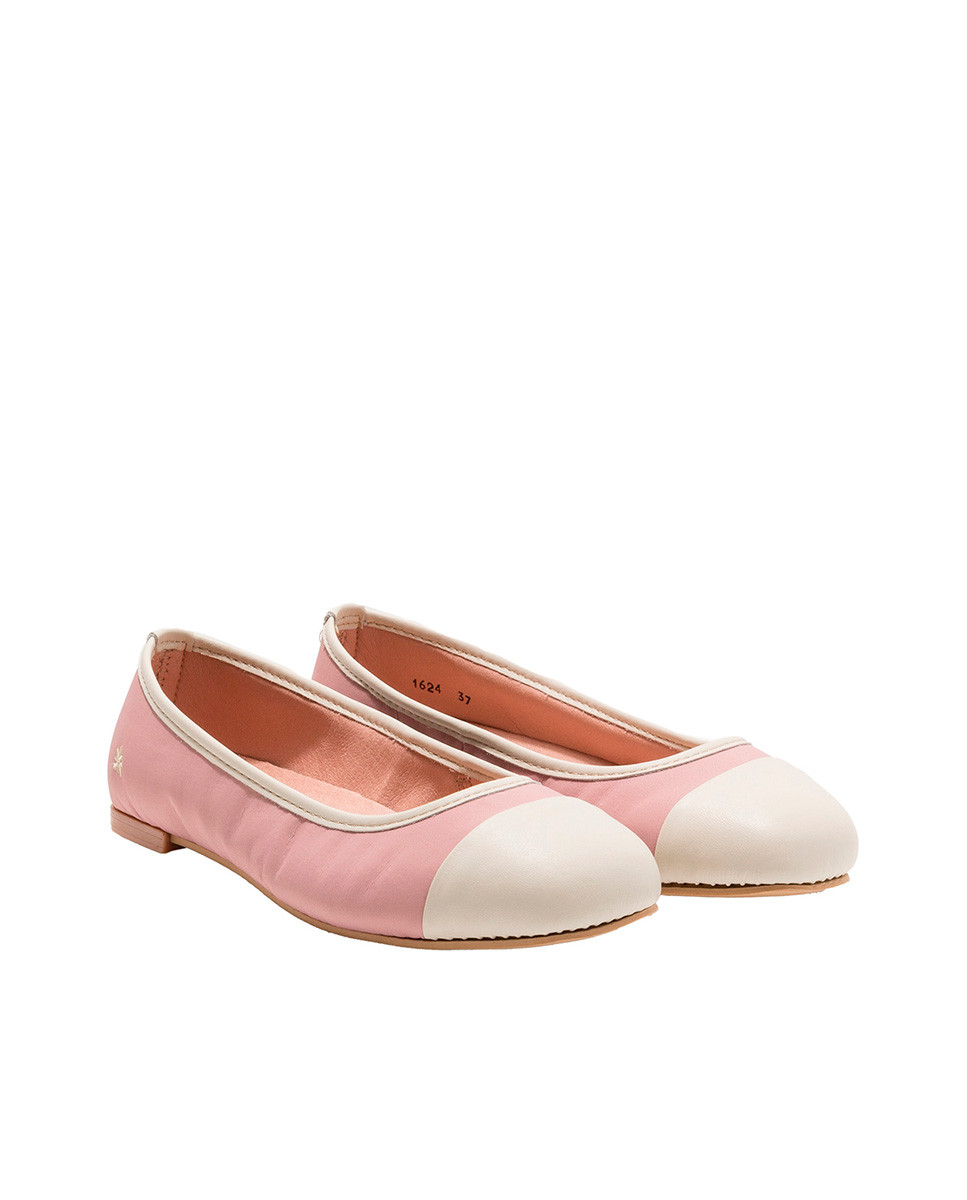 Ballerines bi-couleurs - Rose - art