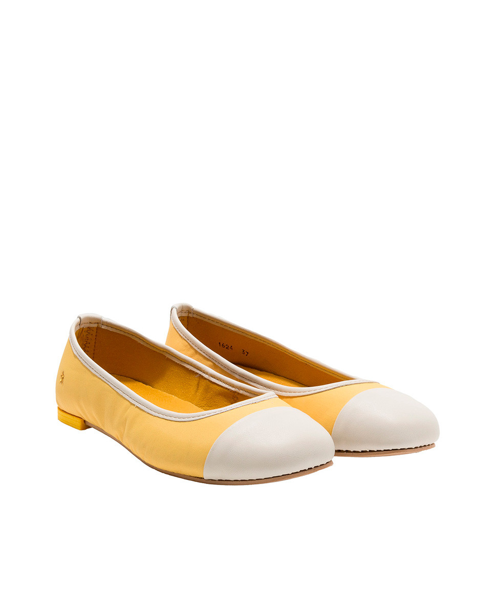 Ballerines bi-couleurs - Jaune - art