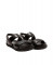 Sandales en cuir lanières épaisses - Noir - art