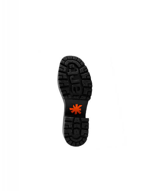 Sandales à talon type mocassins - Noir - art