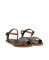 Sandales plates en cuir souple - Noir - Neosens