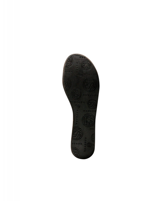 Sandales compensées en cuir - Noir - Neosens