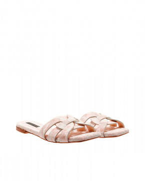 Mules plates trois brides - Rose - Neosens