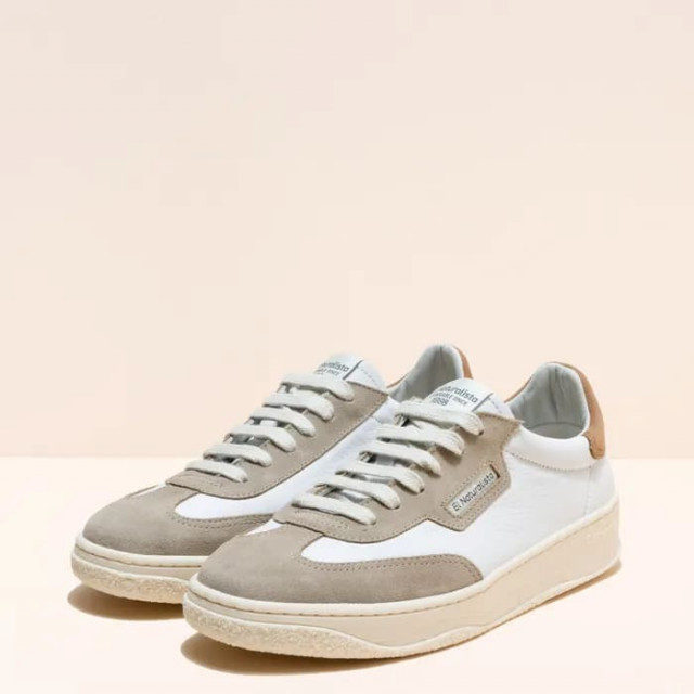 Sneakers cuir et daim - Blanc - El naturalista