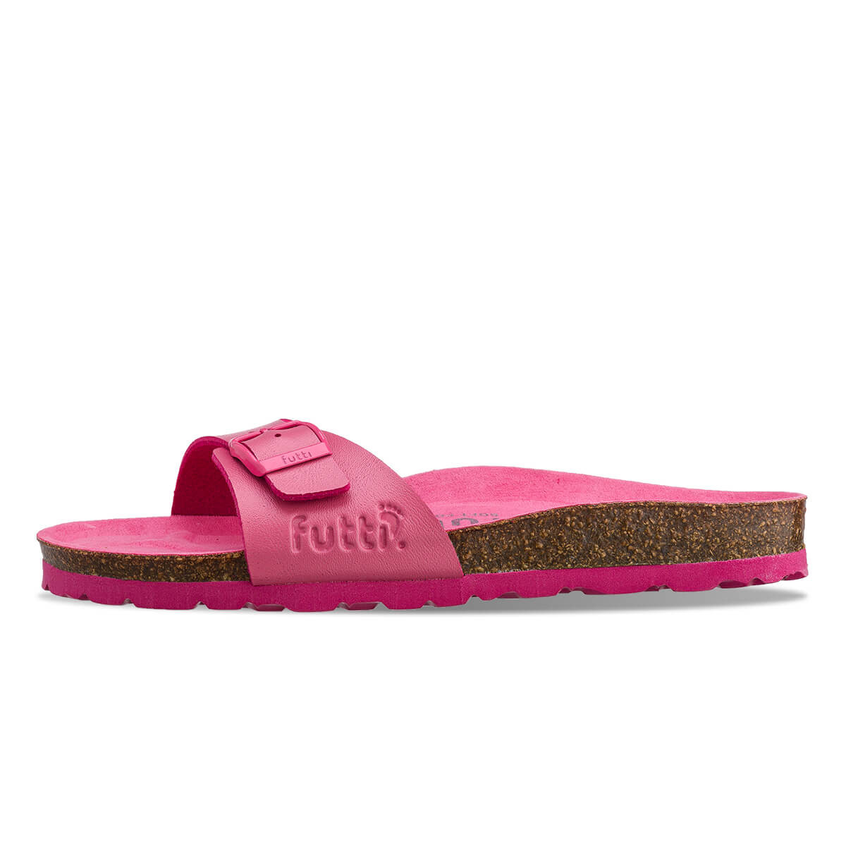 Mules plates couleur fluo - Rose - Futti