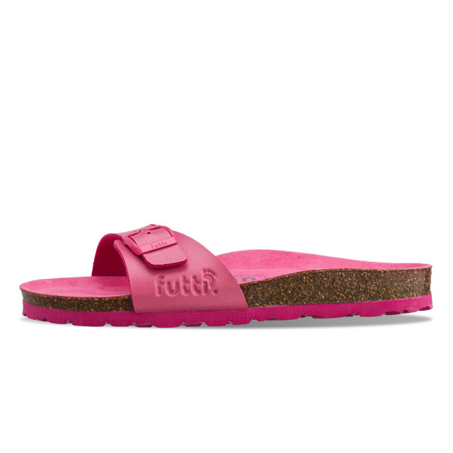 Mules plates couleur fluo - Rose - Futti