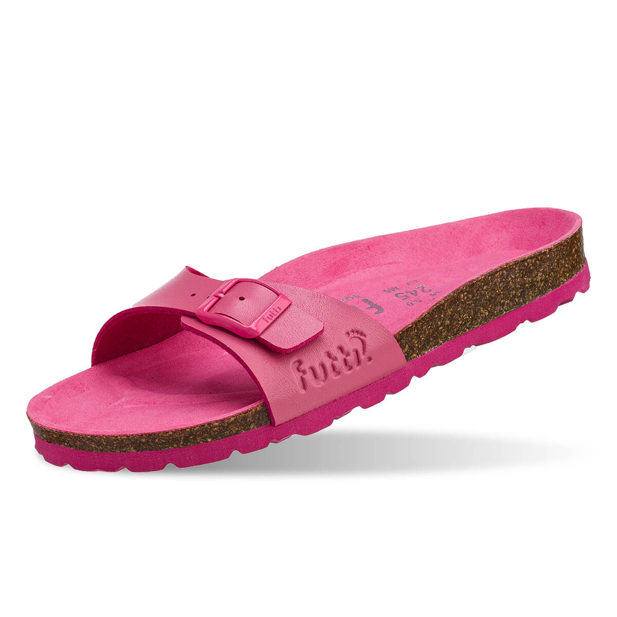 Mules plates couleur fluo - Rose - Futti