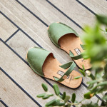 Minorquines en cuir semelle recyclée - Castell Menorca
