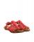 Sandales confortables spartiates en cuir - Rouge - El naturalista