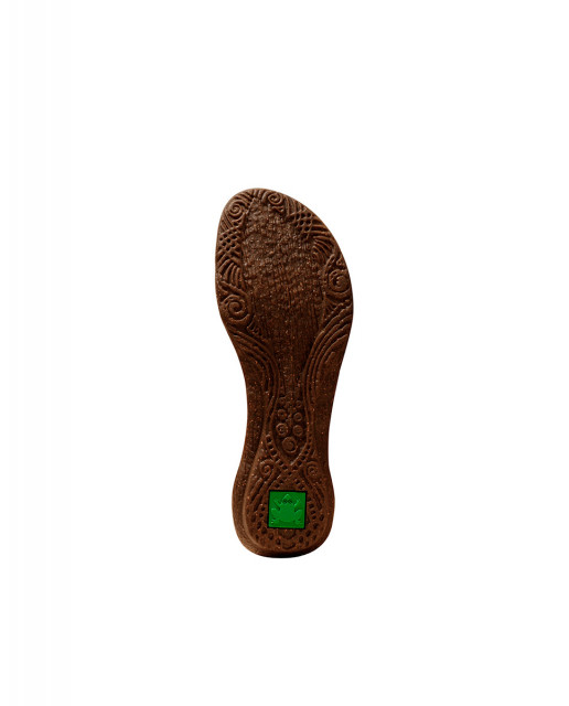 Sandales confortables spartiates en cuir - Multicolore - El naturalista