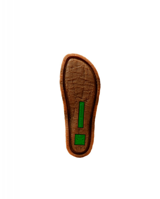 Sandales confortables plates inspiration palmiers des Philippines - Vert - El naturalista