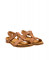 Sandales confortables plates en cuir semelle ergonomique - Jaune - El naturalista