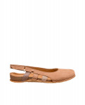 Sandales confortables plates bout fermé en cuir à semelle en caoutchouc - Multicolore - El naturalista