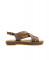 Sandales confortables à plateforme brides croisées en textile - Gris - El naturalista