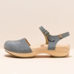 Babies plateforme à bout fermé en cuir suédé - El naturalista