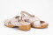 Sandales confortables à talon brides croisées - Beige - Lince