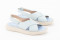Sandales à plateforme croisées - Bleu - Lince