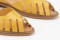 Sandales plates à bout échancré - Orange - Lince