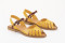 Sandales plates à bout échancré - Orange - Lince