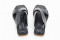 Sandales plates croisées à élastique - Noir - Lince