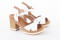 Sandales à talon en bois - Blanc - Lince