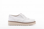 Derbies plateforme en cuir - Beige - Lince